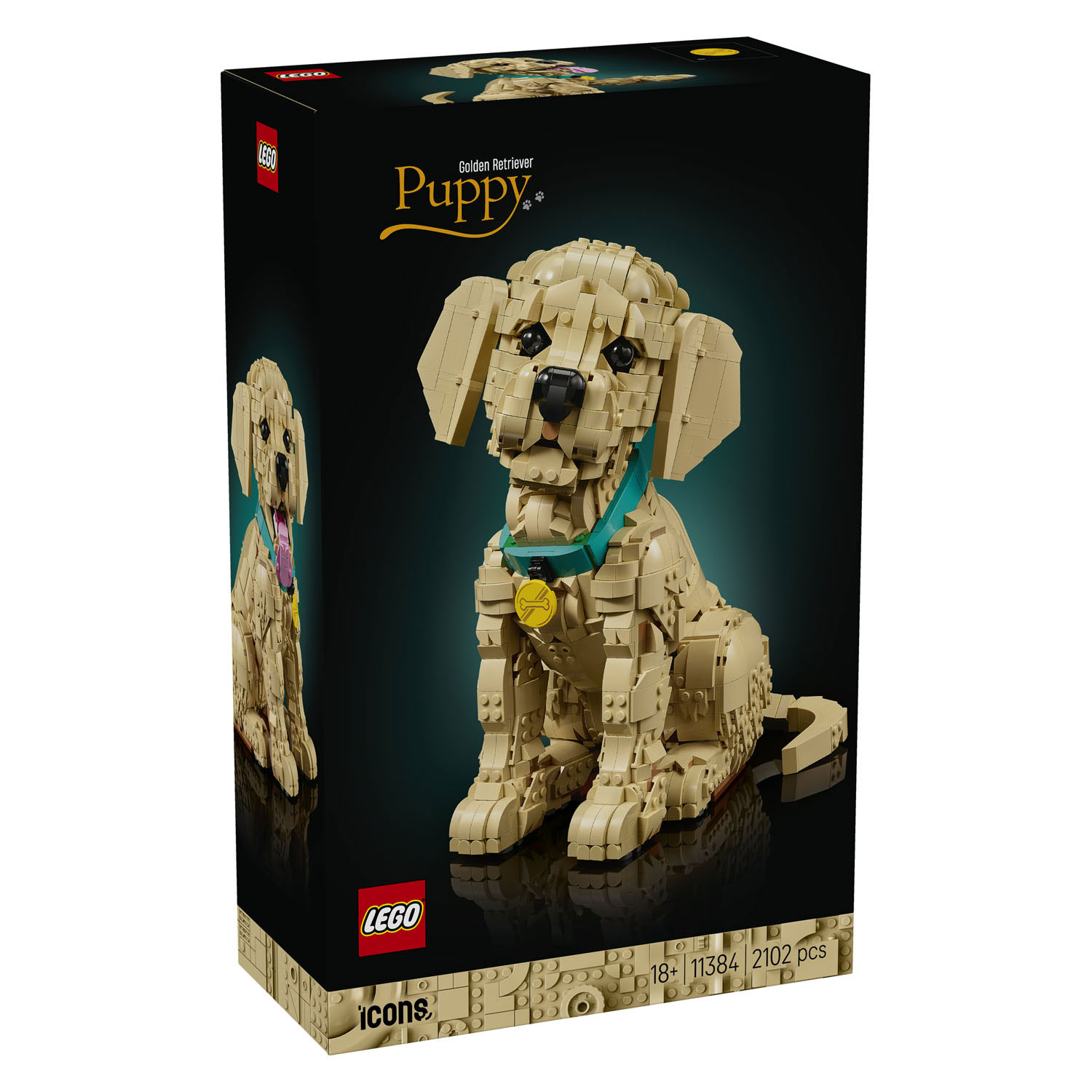 LEGO ICONS 11384 Chiot Golden Retriever