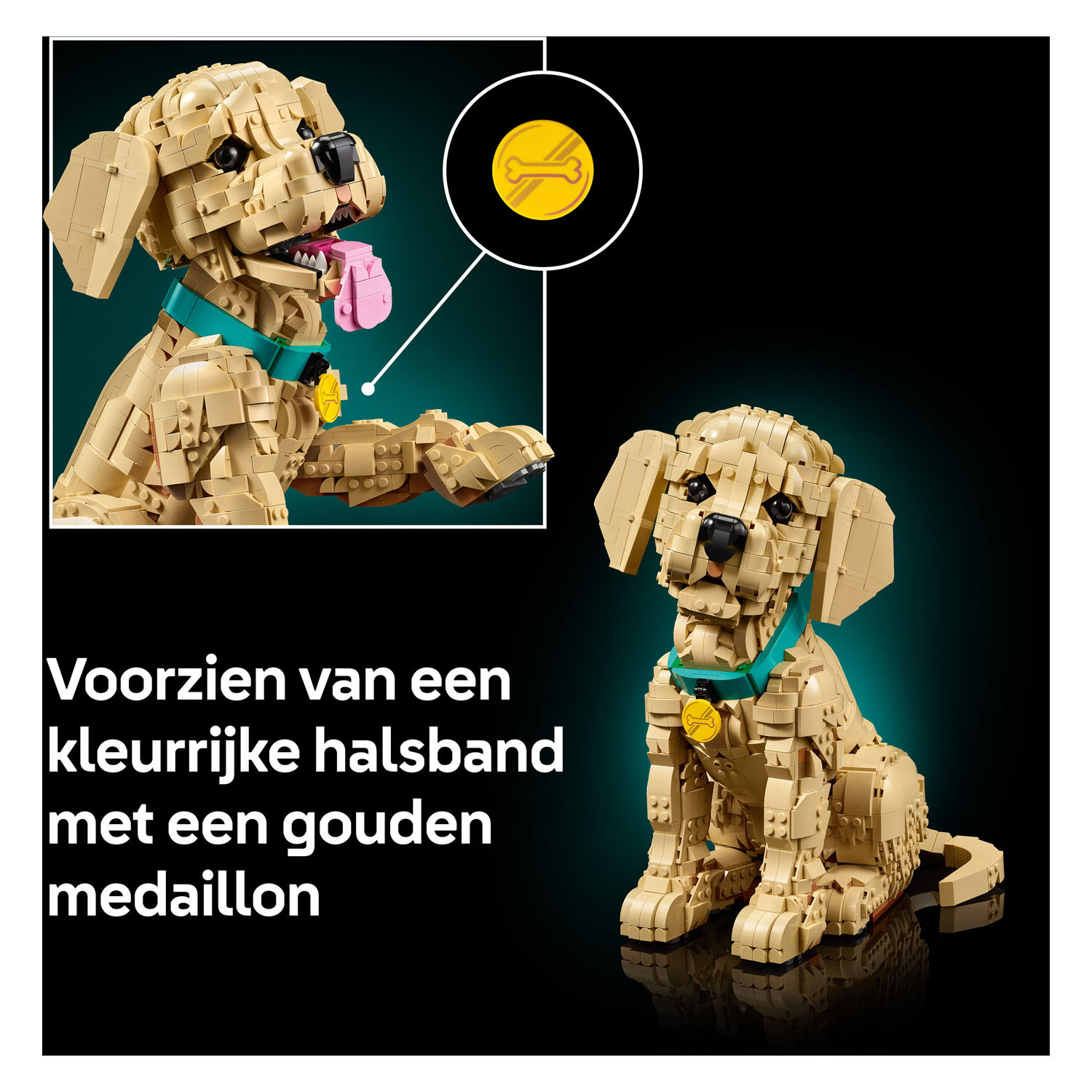 LEGO ICONS 11384 Chiot Golden Retriever