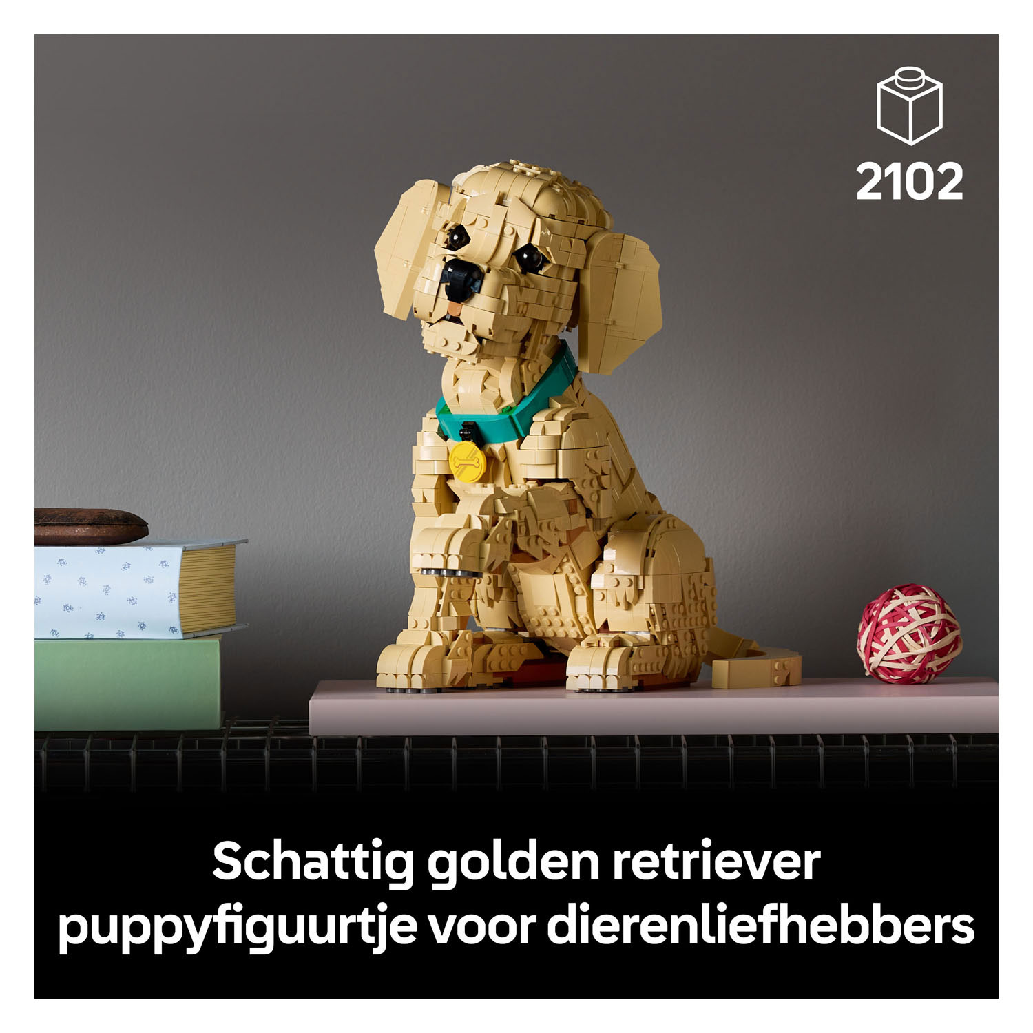 LEGO ICONS 11384 Chiot Golden Retriever