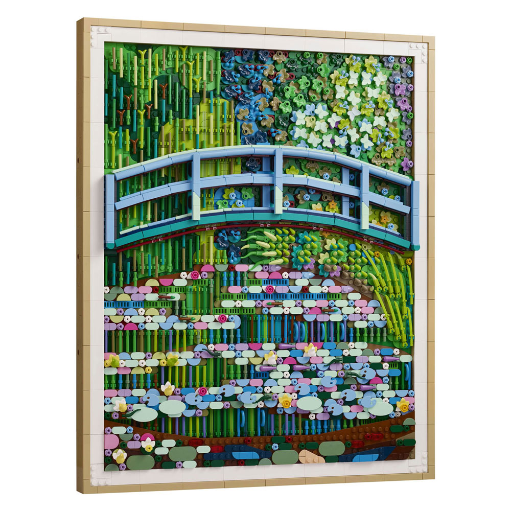 LEGO Art 31220 Brücke über einen Teich mit Seerosen