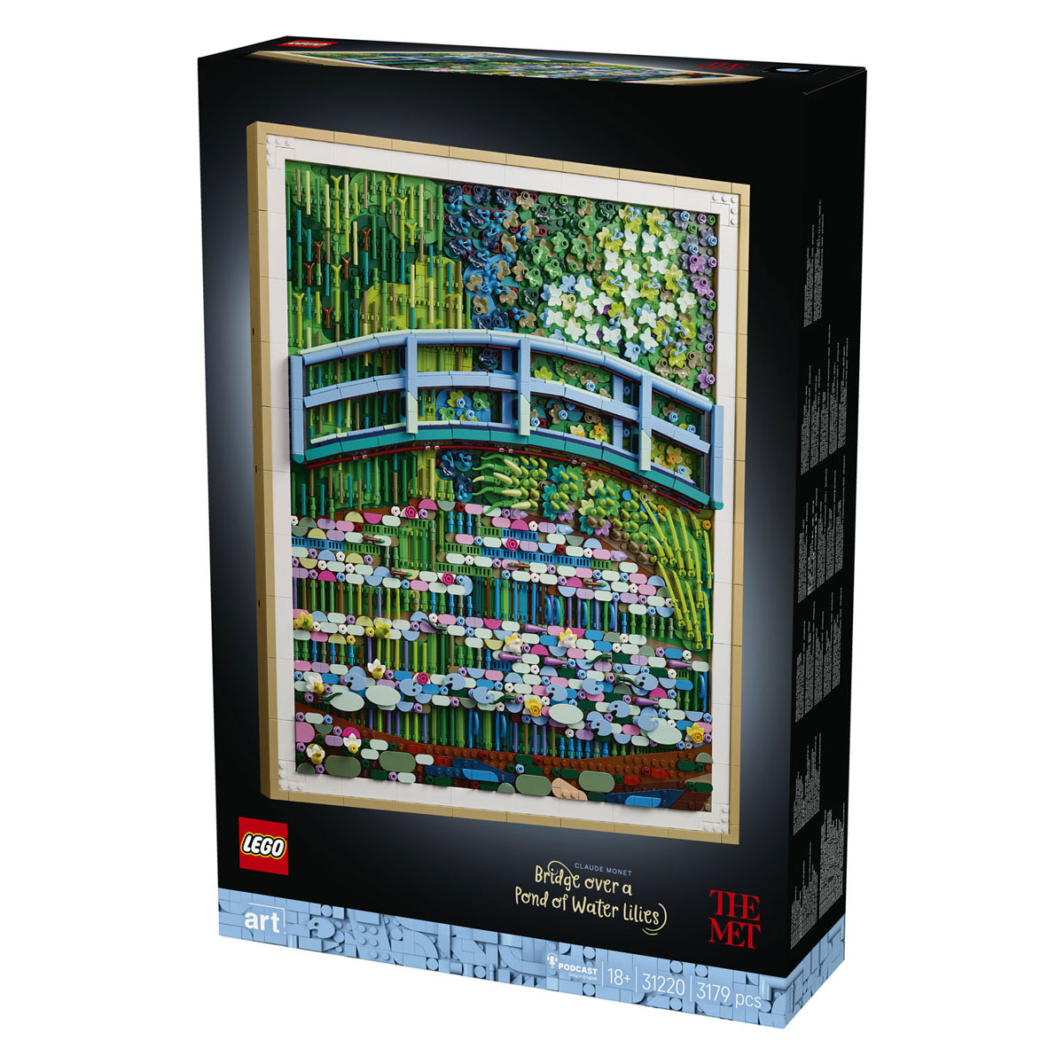 LEGO Art 31220 Brücke über einen Teich mit Seerosen