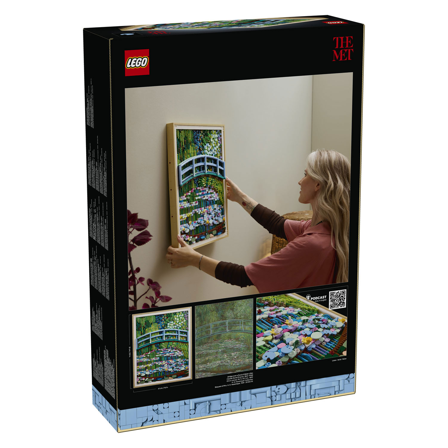 LEGO Art 31220 Brücke über einen Teich mit Seerosen