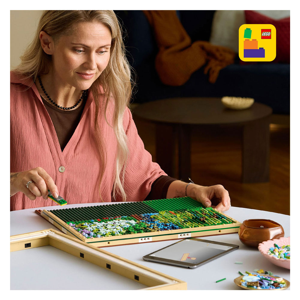 LEGO Art 31220 Brücke über einen Teich mit Seerosen