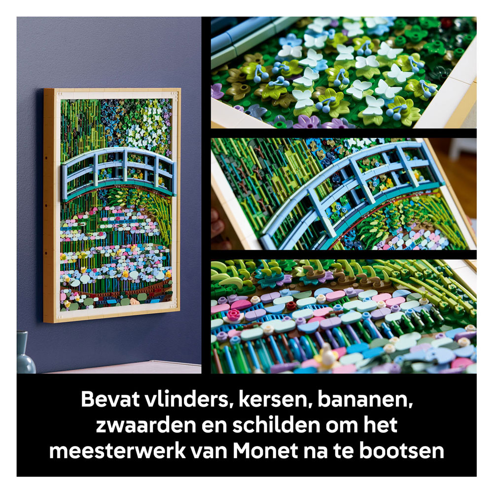 LEGO Art 31220 Brücke über einen Teich mit Seerosen