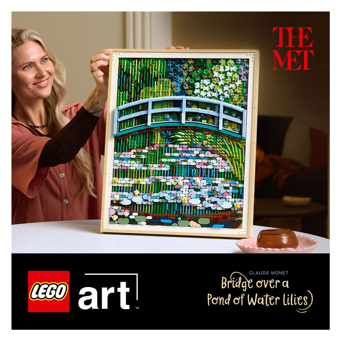 LEGO Art 31220 Brücke über einen Teich mit Seerosen