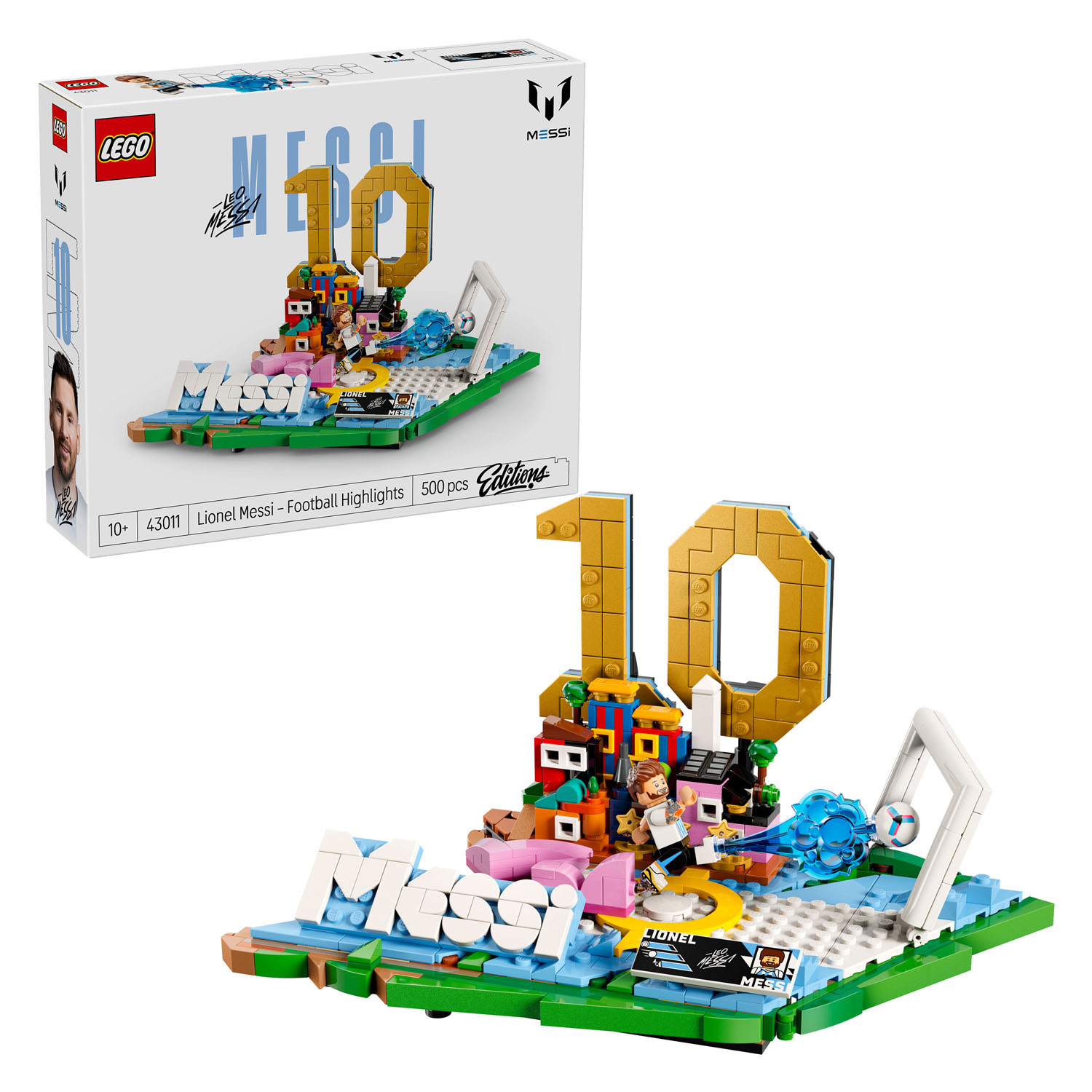 LEGO Édition Spéciale 2026 43011 Lionel Messi - Meilleurs moments footballistiques