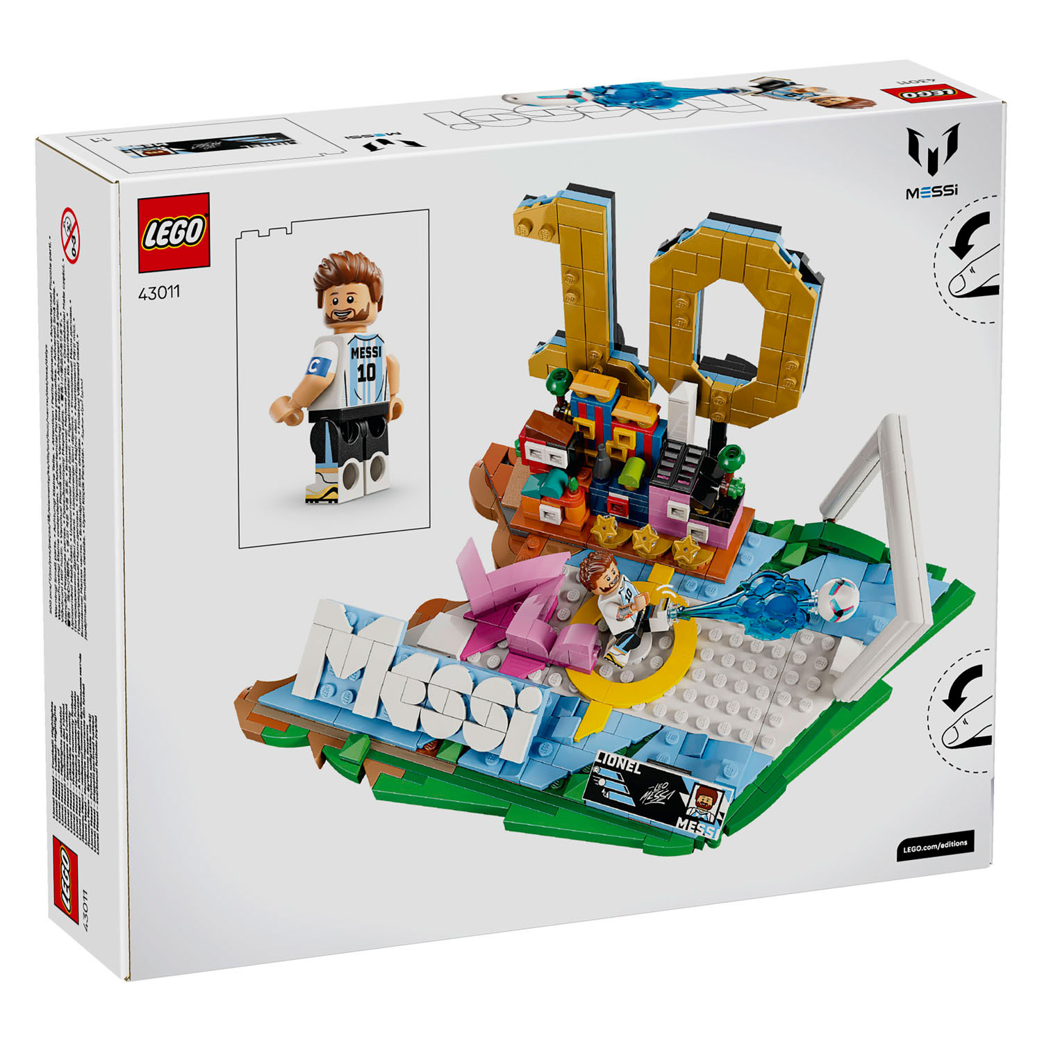 LEGO Édition Spéciale 2026 43011 Lionel Messi - Meilleurs moments footballistiques