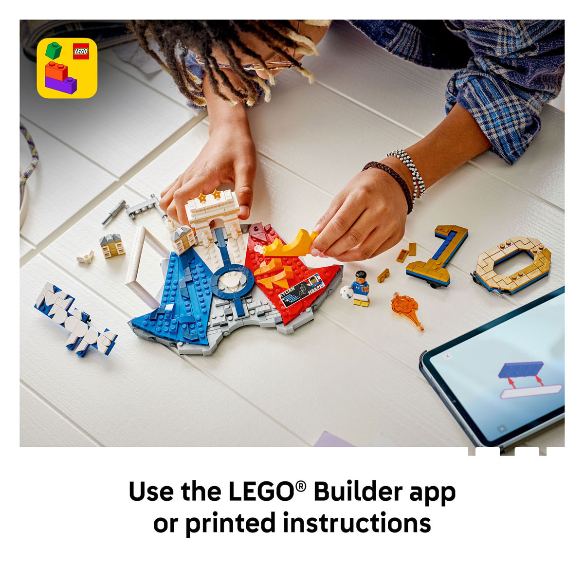 LEGO Édition Spéciale 2026 43013 Kylian Mbappé - Meilleurs moments footballistiques