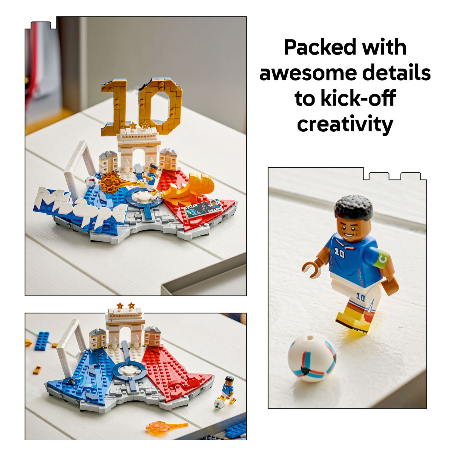 LEGO Édition Spéciale 2026 43013 Kylian Mbappé - Meilleurs moments footballistiques