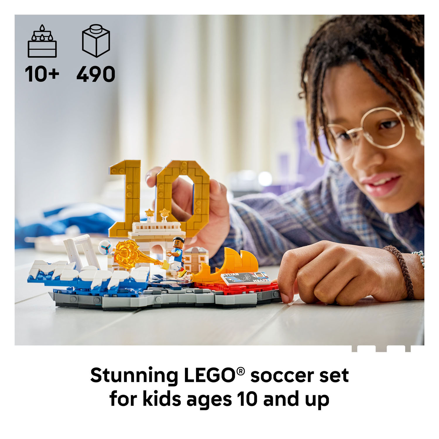LEGO Édition Spéciale 2026 43013 Kylian Mbappé - Meilleurs moments footballistiques