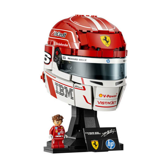 LEGO Special Edition 43014 Scuderia Ferrari HP helm van Charles Leclerc