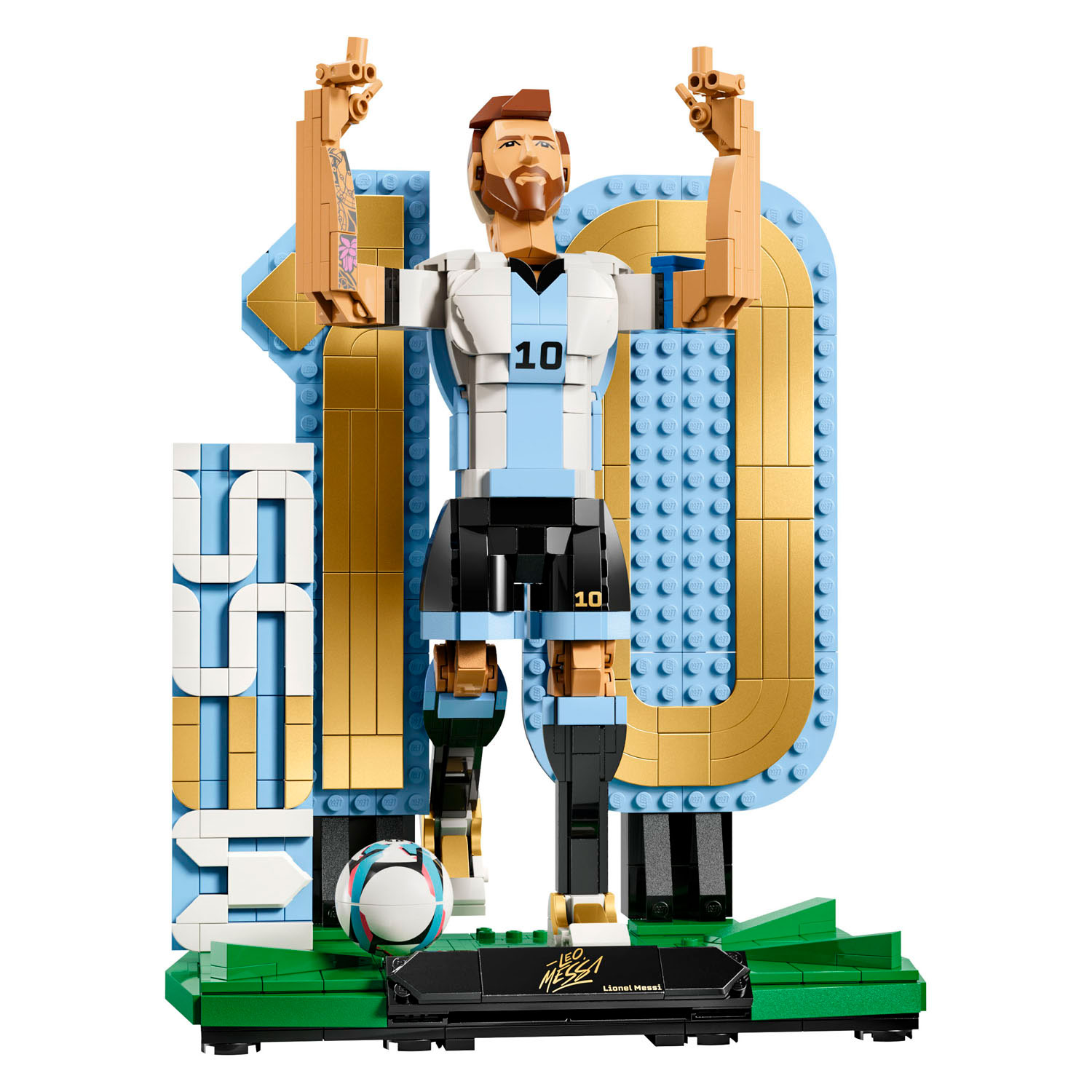 LEGO Édition Spéciale 2026 43015 Lionel Messi Légende du Football