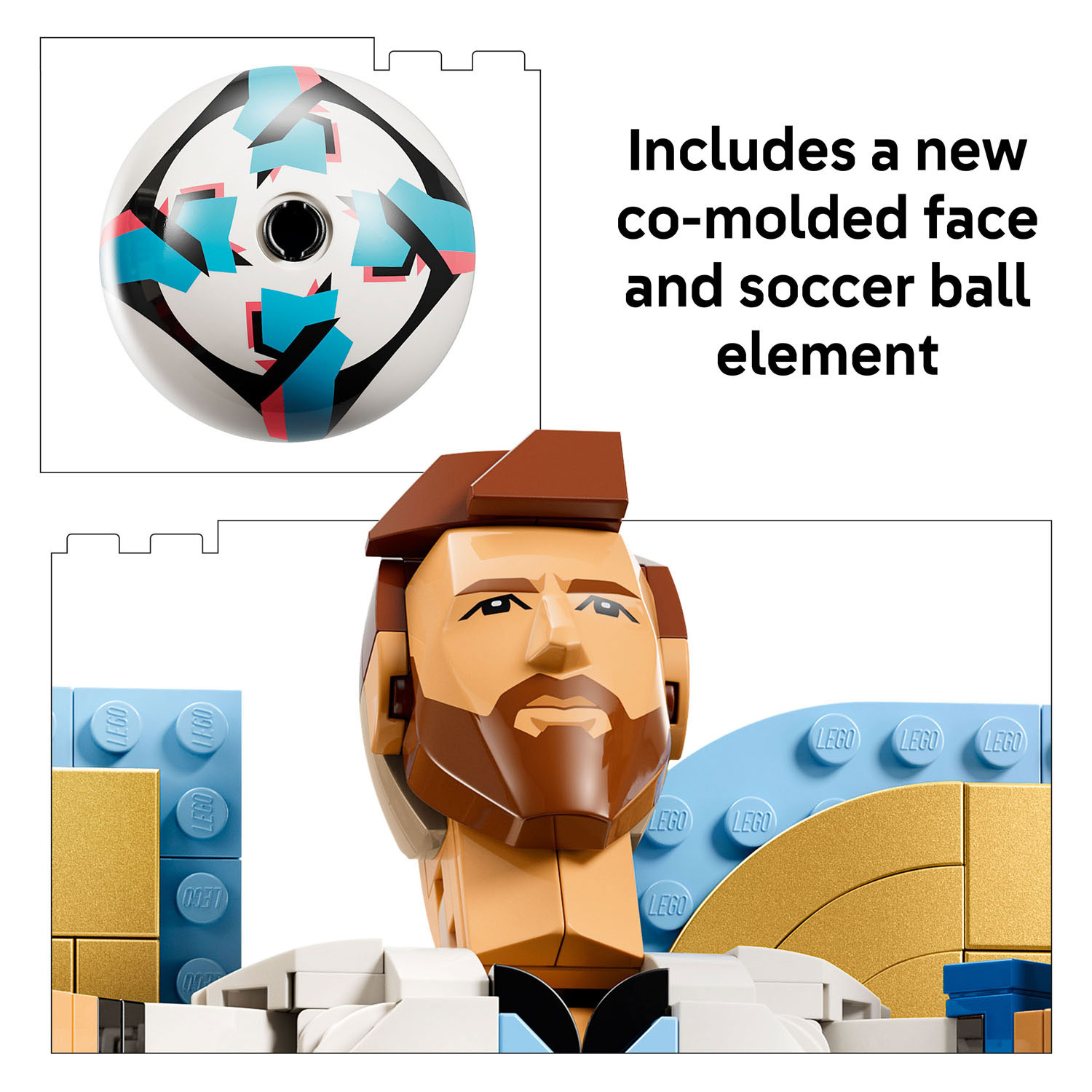 LEGO Édition Spéciale 2026 43015 Lionel Messi Légende du Football