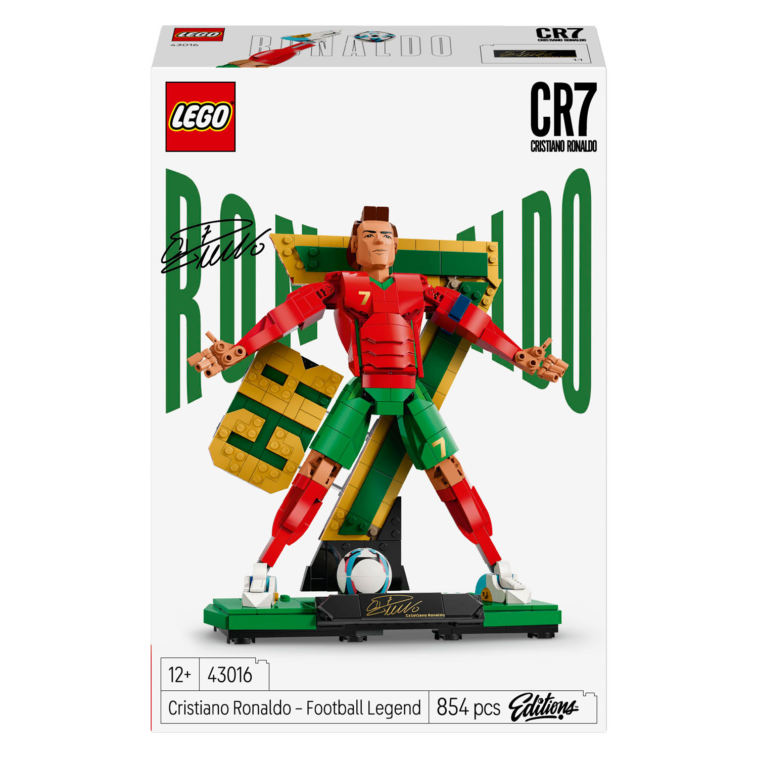 LEGO Édition Spéciale 2026 43016 Cristiano Ronaldo Légende du Football