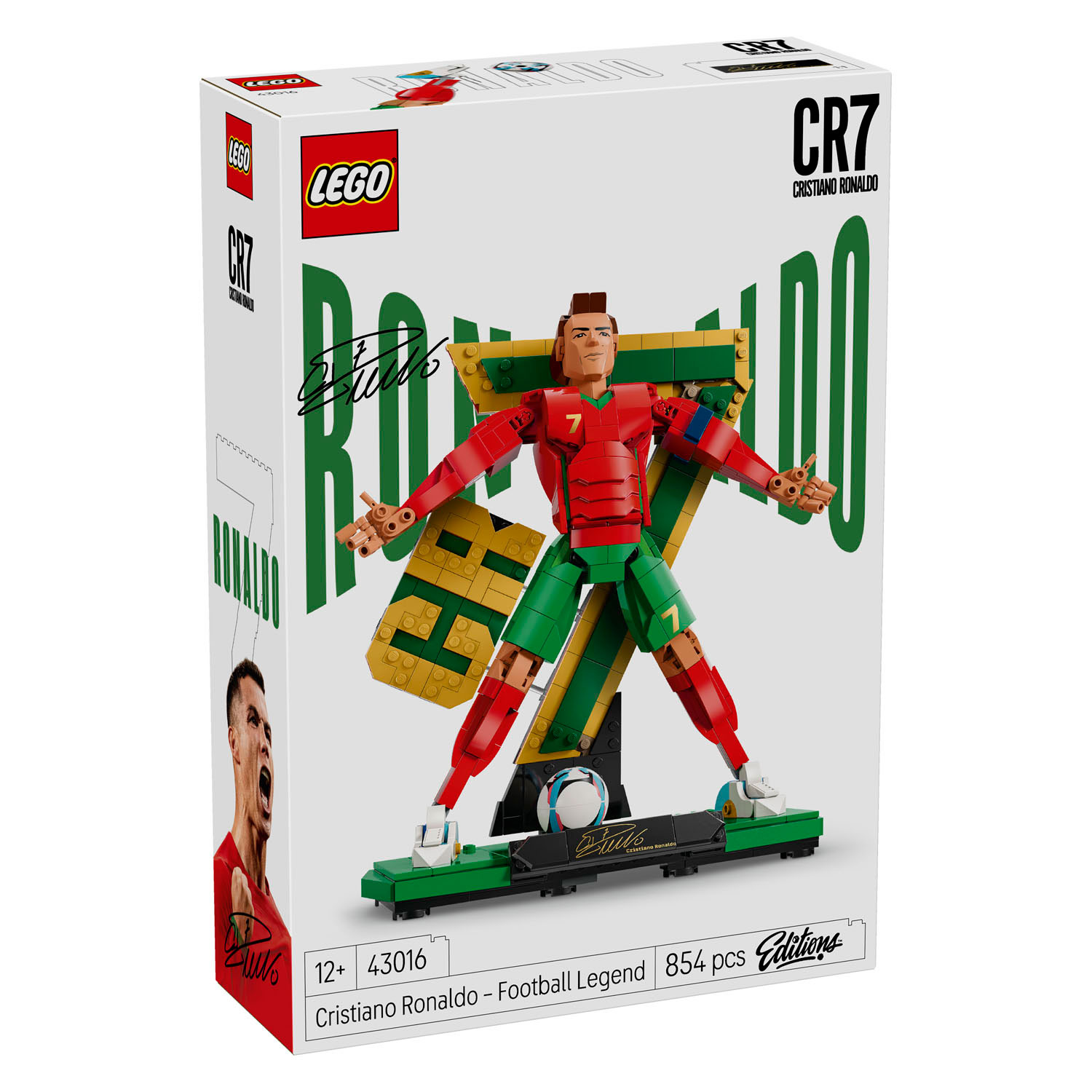 LEGO Édition Spéciale 2026 43016 Cristiano Ronaldo Légende du Football