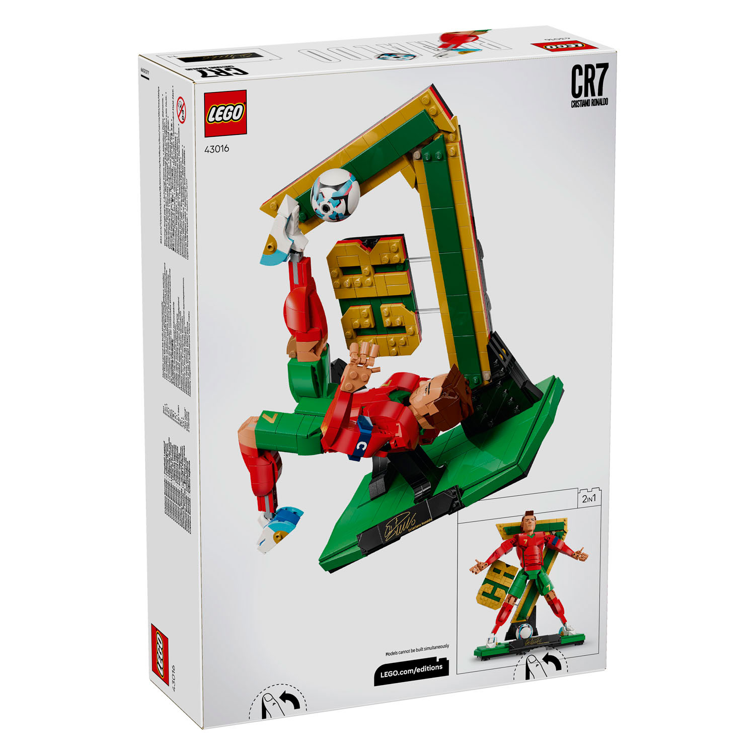 LEGO Édition Spéciale 2026 43016 Cristiano Ronaldo Légende du Football
