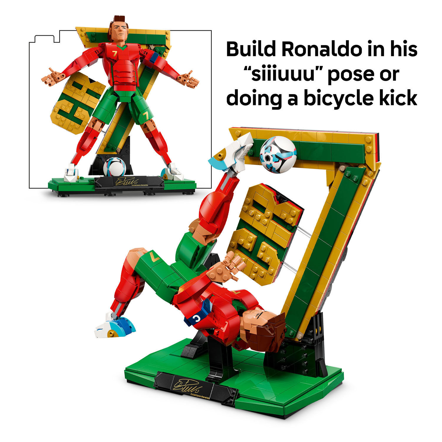 LEGO Édition Spéciale 2026 43016 Cristiano Ronaldo Légende du Football