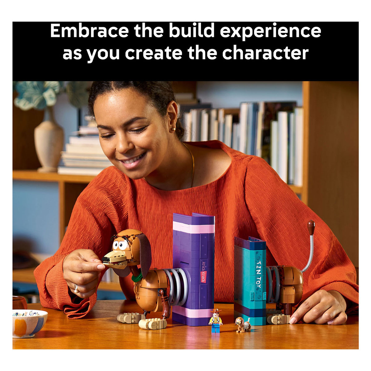 LEGO Disney 43301 Toy Story Slinky Dog Bookends