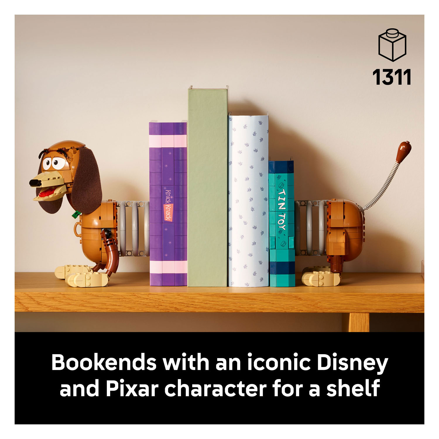LEGO Disney 43301 Toy Story Slinky Dog Bookends