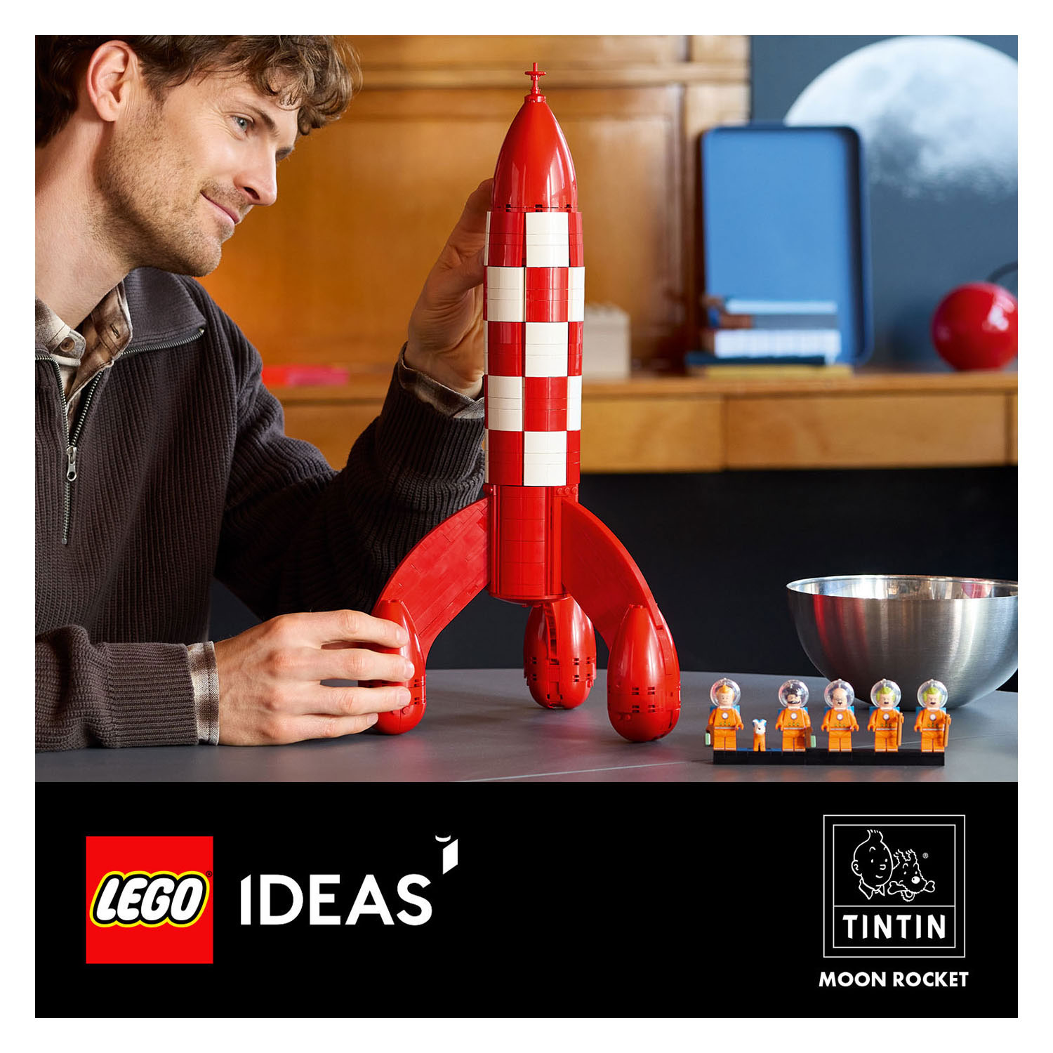 LEGO IDEAS 21367 Tintin Maanraket
