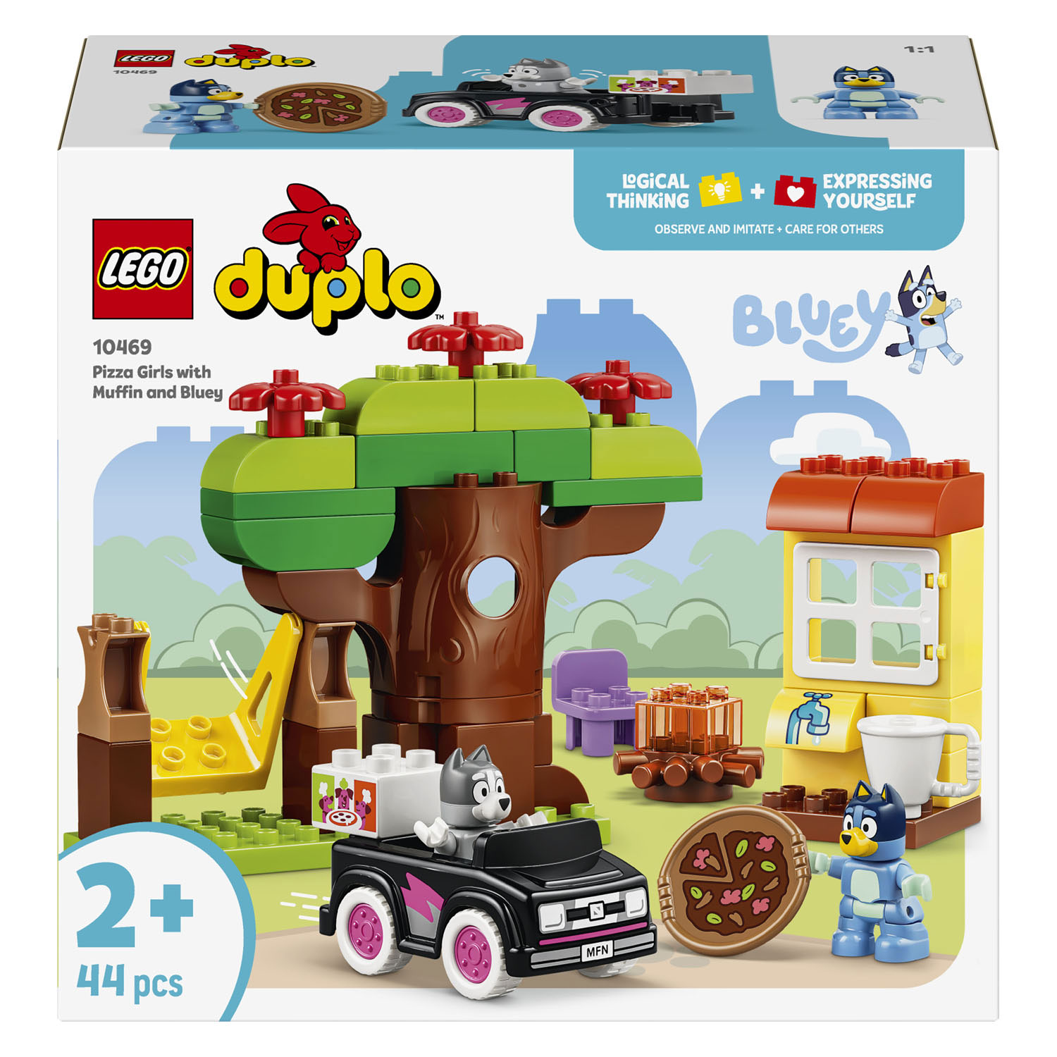 LEGO DUPLO 10469 Pizzameisjes met Muffin en Bluey