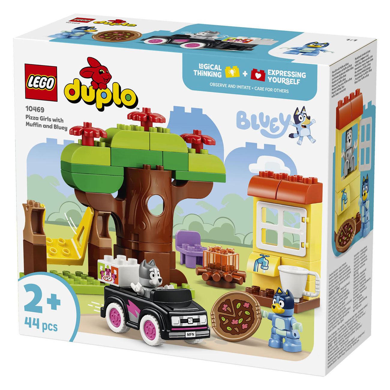 LEGO DUPLO 10469 Pizzameisjes met Muffin en Bluey