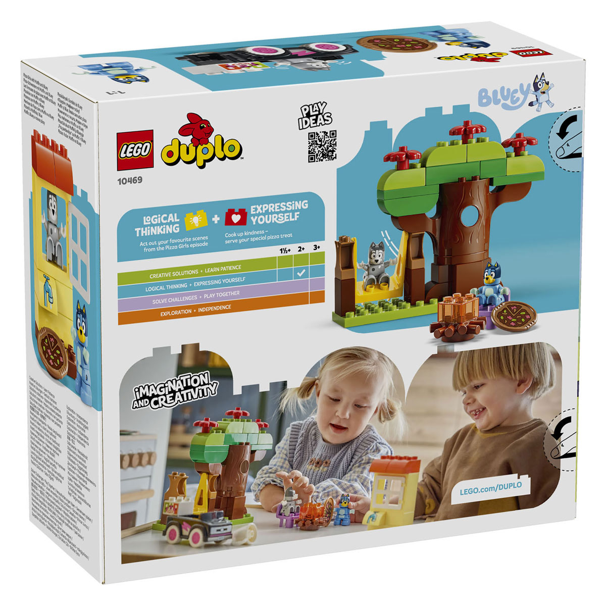LEGO DUPLO 10469 Pizzameisjes met Muffin en Bluey