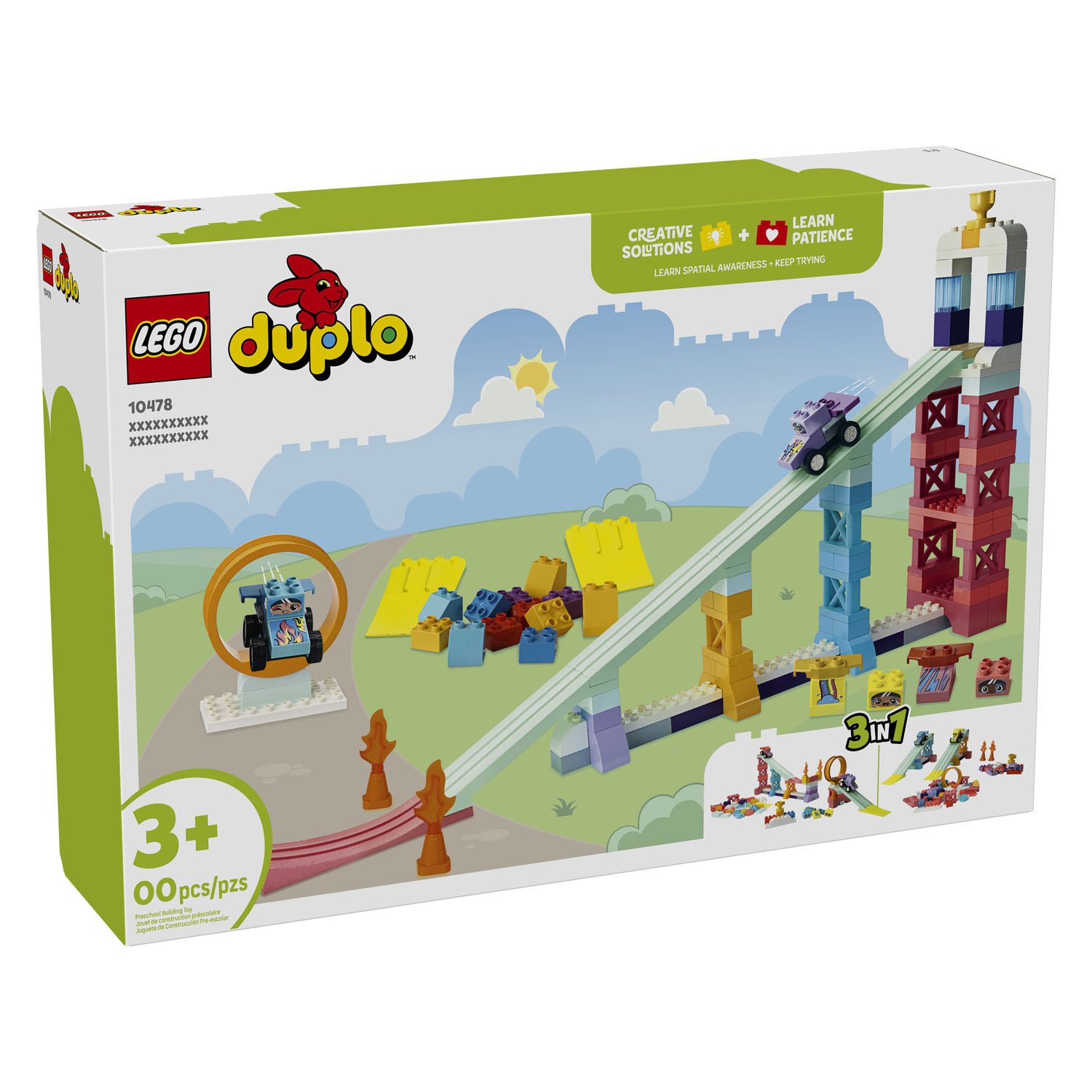 LEGO DUPLO 10478 Rampes créatives 3 en 1 avec véhicules