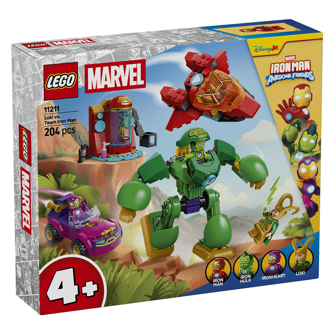 LEGO Marvel 11211 Loki tegen Team Iron Man