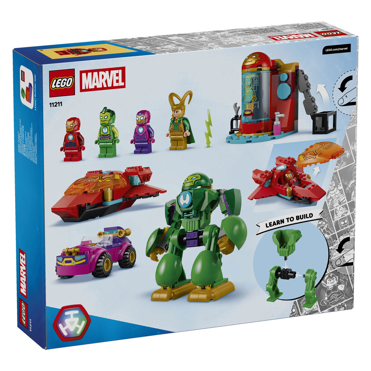 LEGO Marvel 11211 Loki tegen Team Iron Man