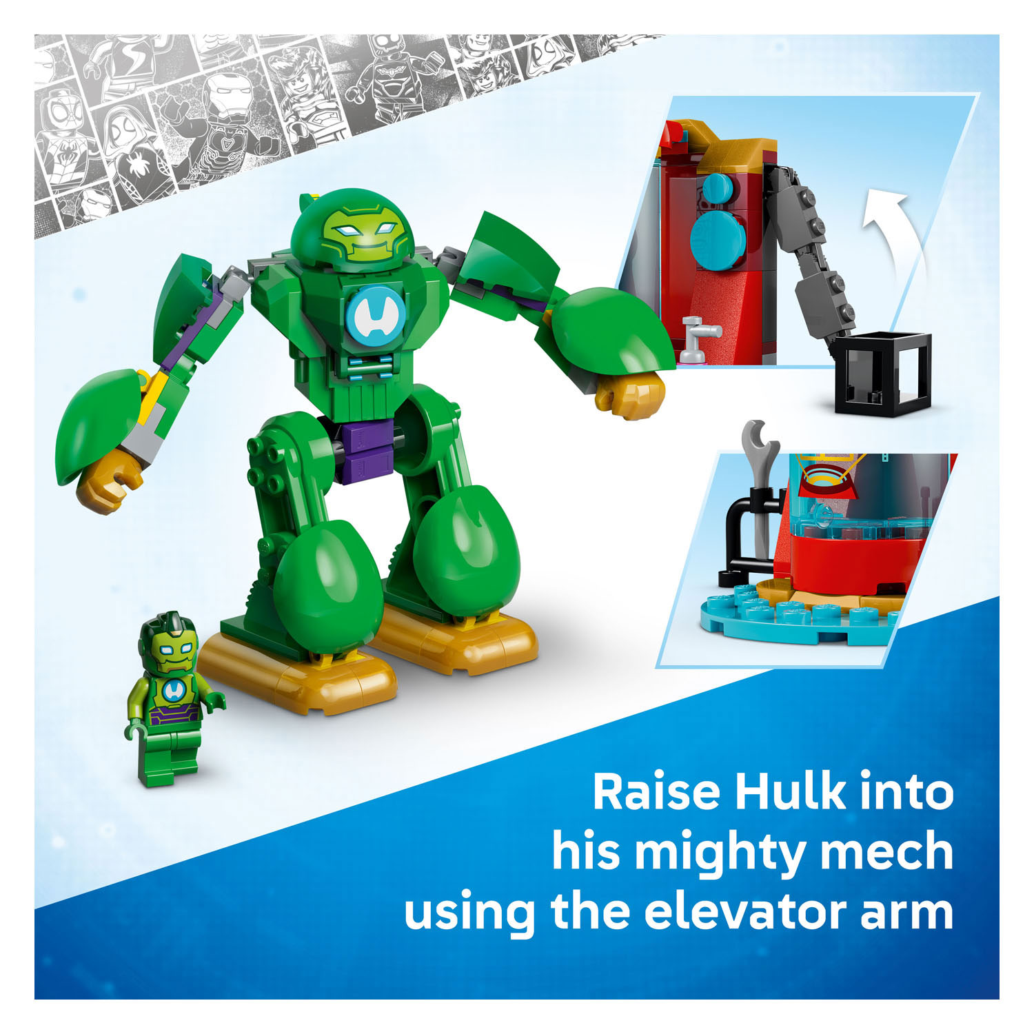 LEGO Marvel 11211 Loki tegen Team Iron Man