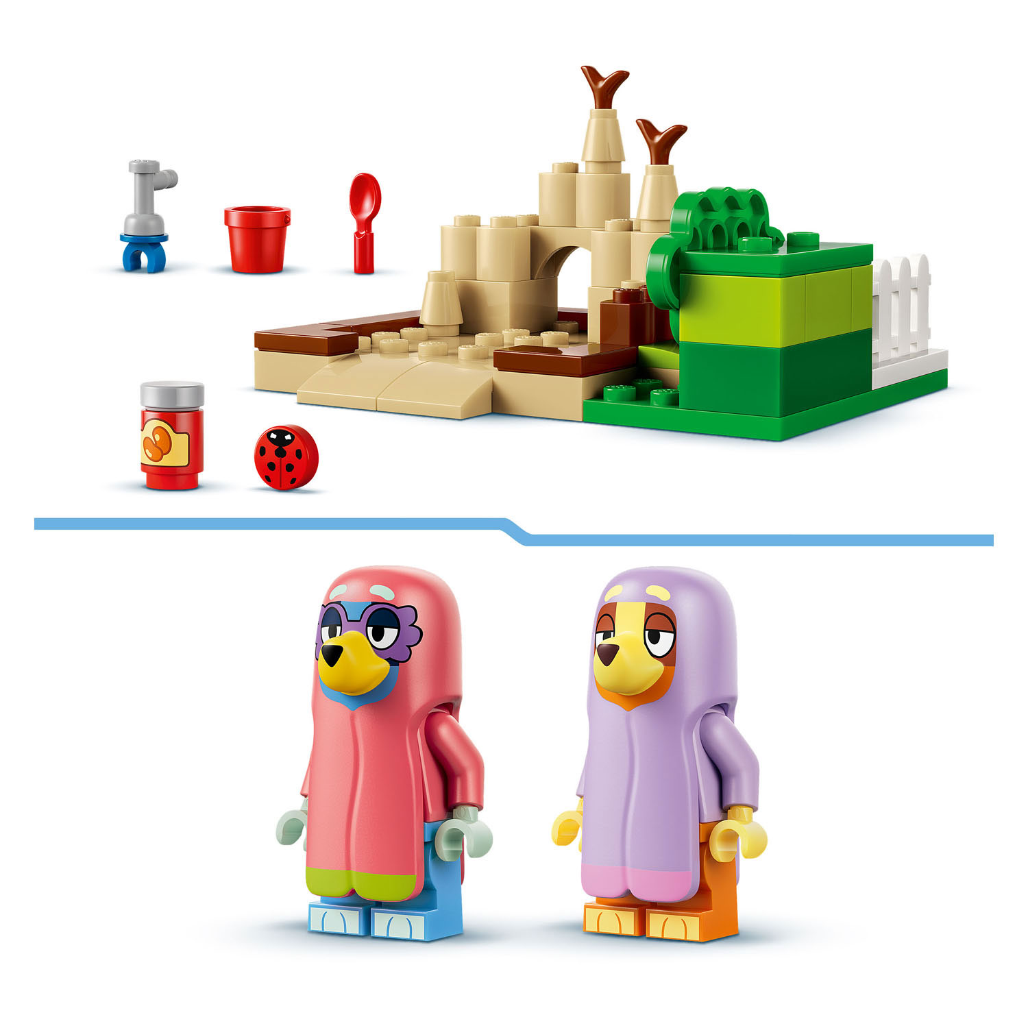LEGO Bluey 11216 Oma's met Bingo en Bluey