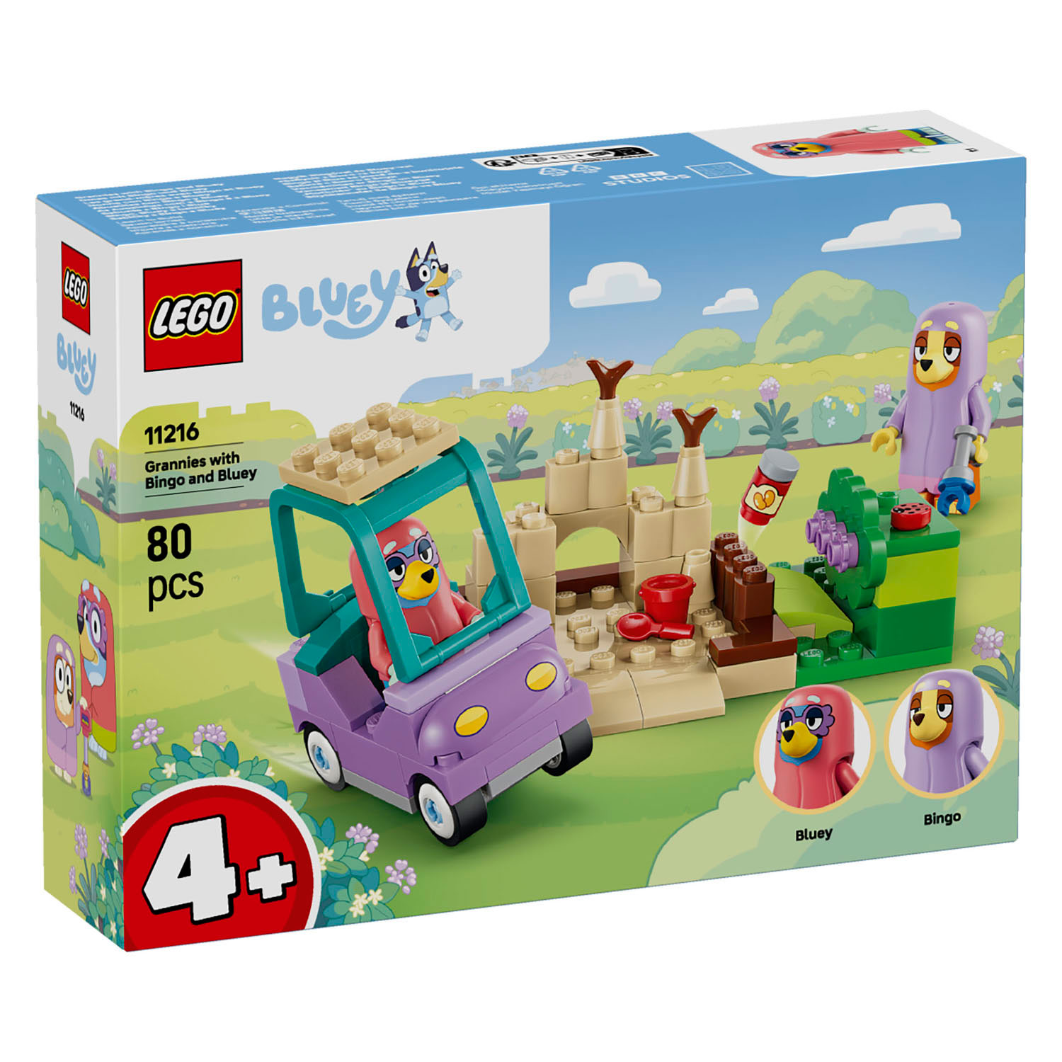 LEGO Bluey 11216 Oma's met Bingo en Bluey