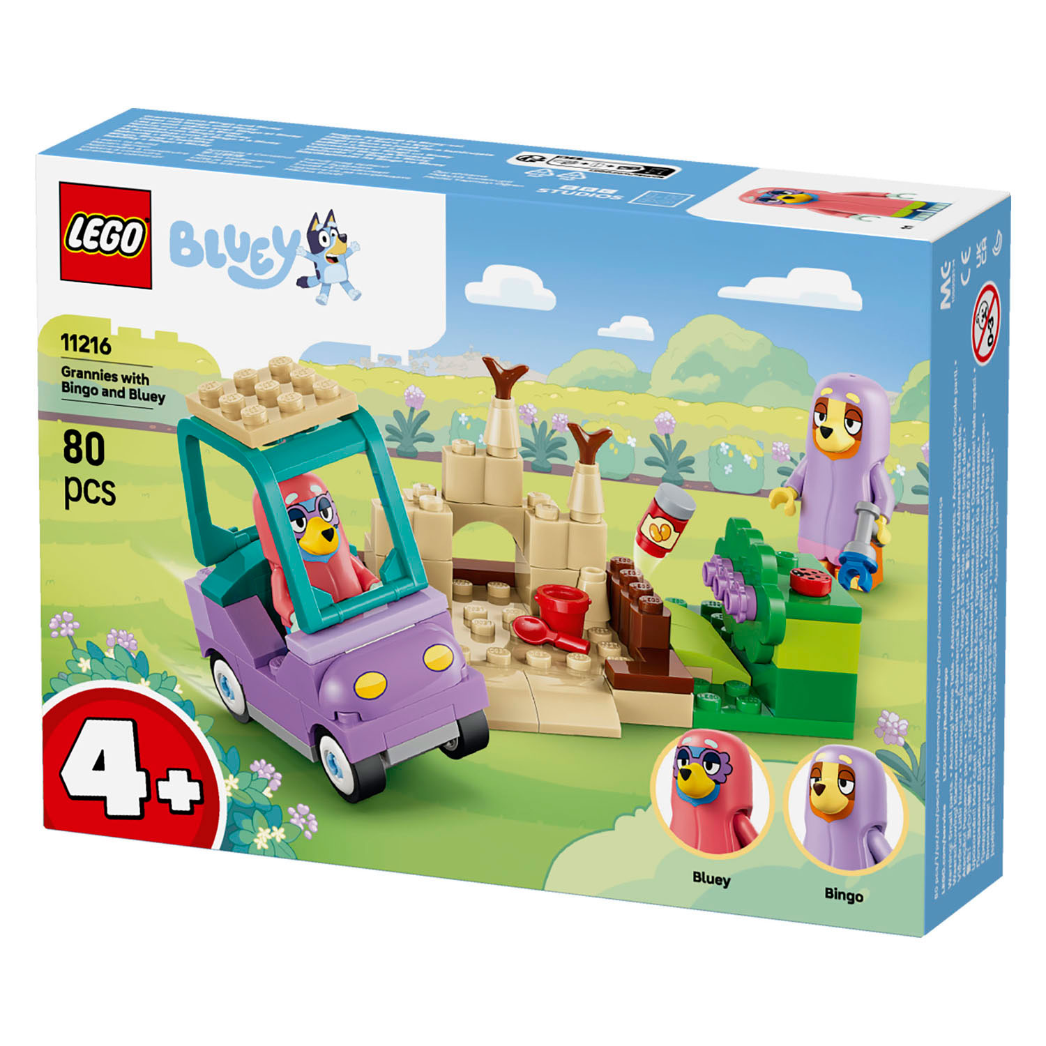 LEGO Bluey 11216 Oma's met Bingo en Bluey