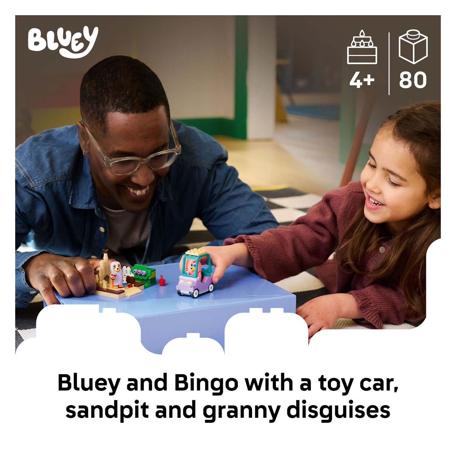 LEGO Bluey 11216 Oma's met Bingo en Bluey
