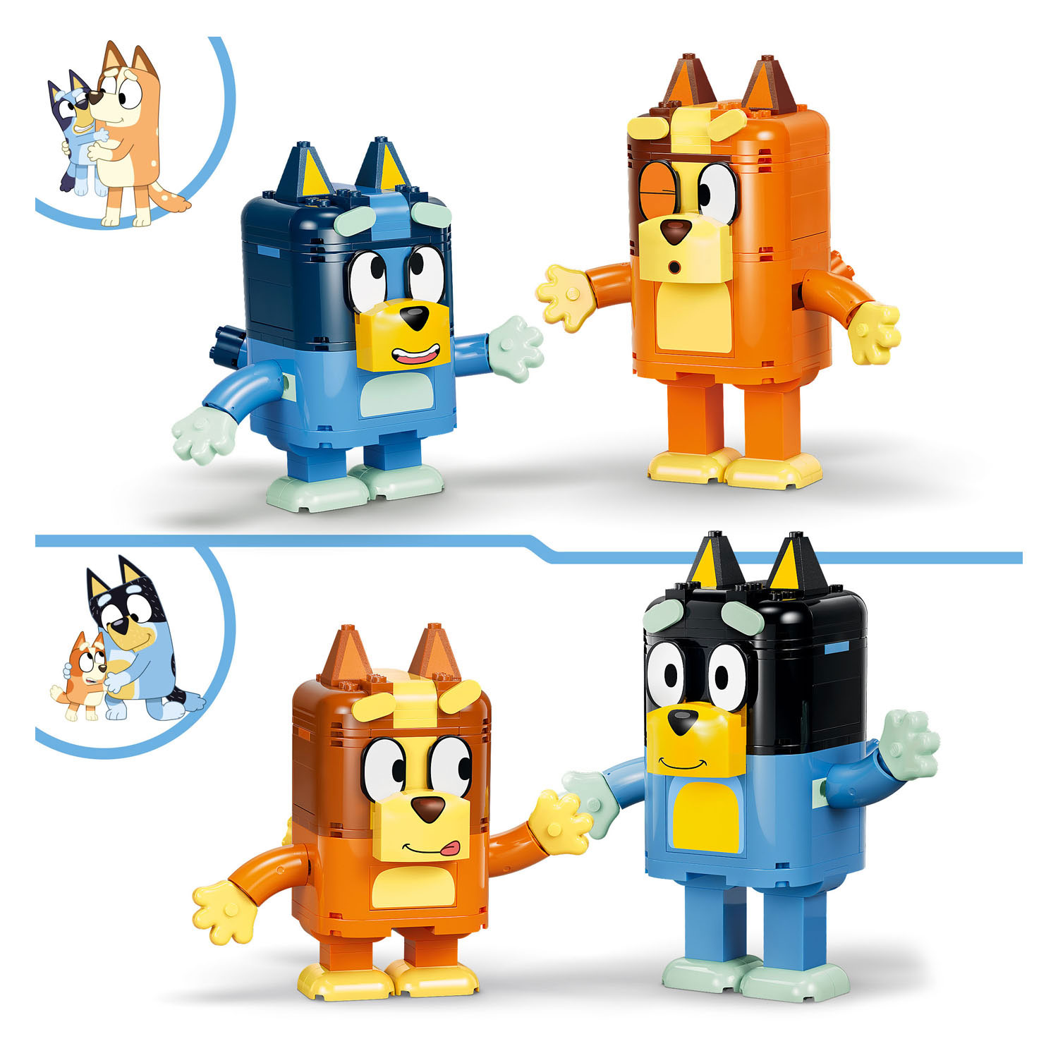 LEGO Bluey 11217 Bouwbare Figuren van Bluey en haar Familie