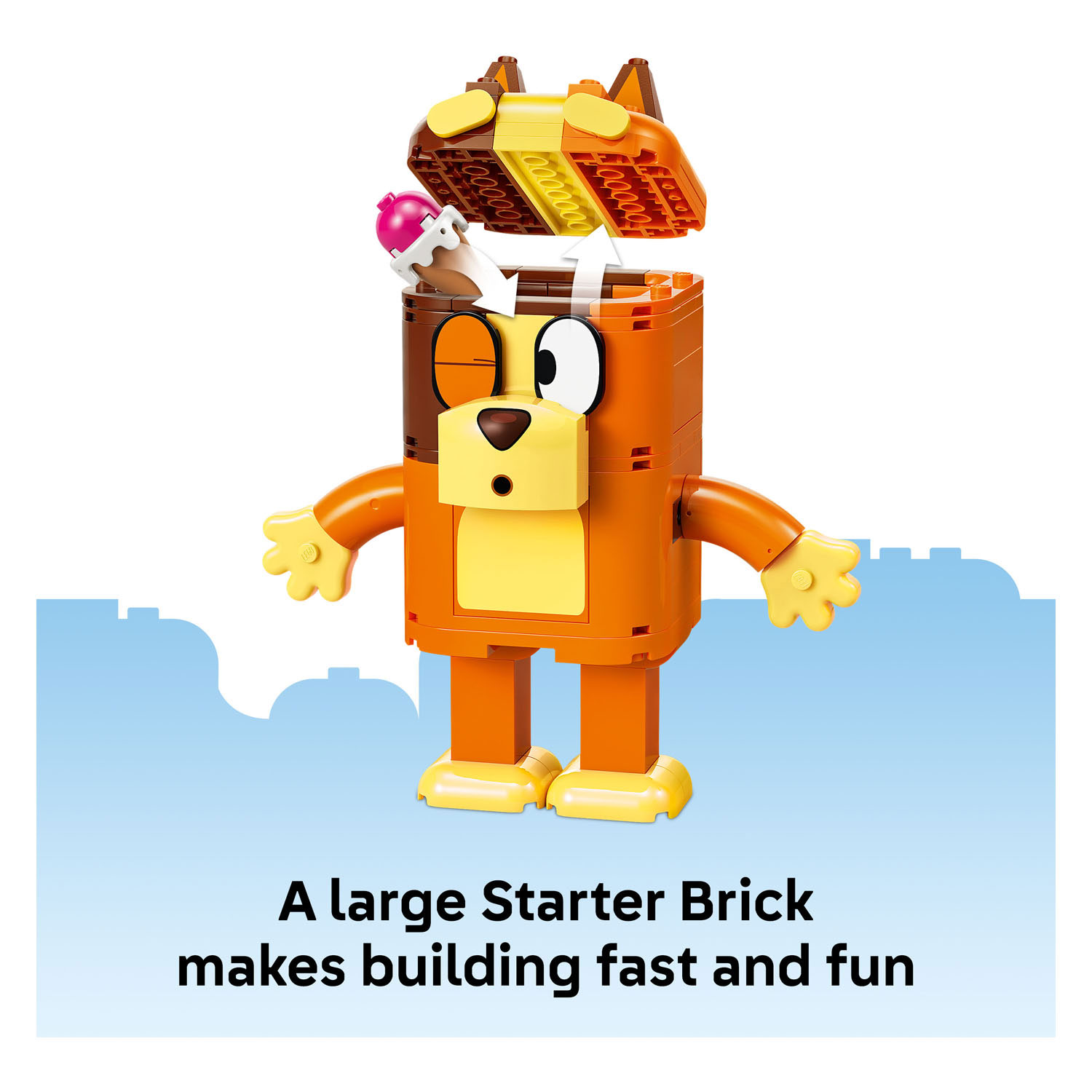 LEGO Bluey 11217 Bouwbare Figuren van Bluey en haar Familie