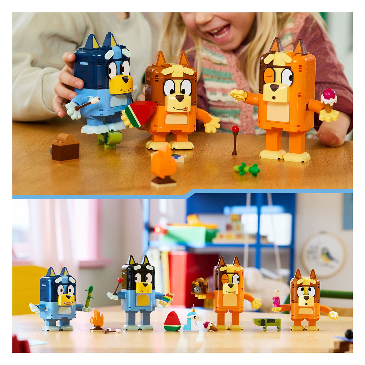 LEGO Bluey 11217 Bouwbare Figuren van Bluey en haar Familie