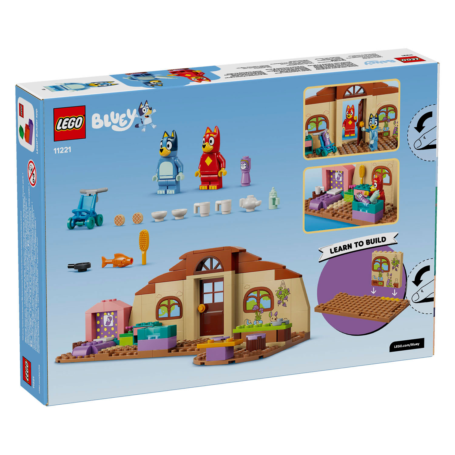 LEGO Bluey 11221 School met Rusty en Bluey