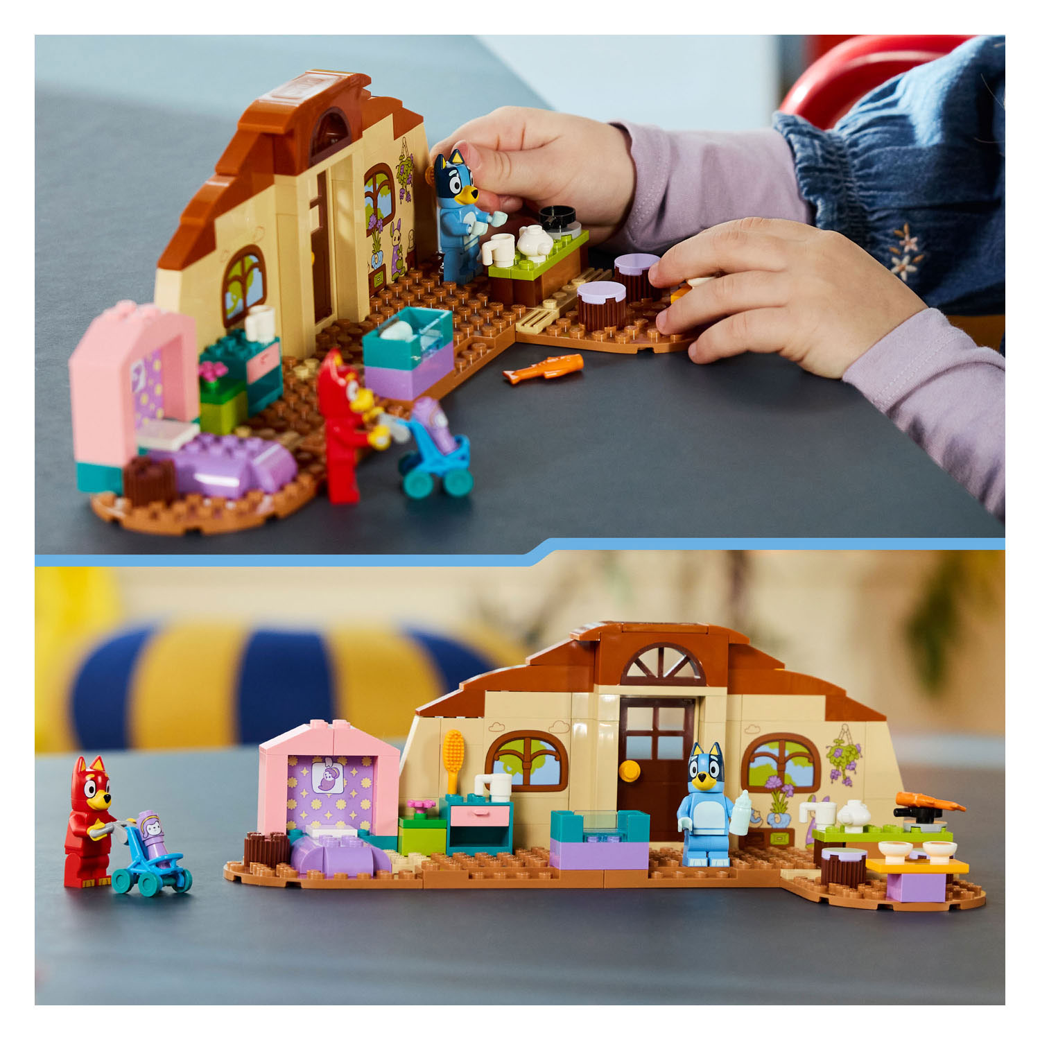 LEGO Bluey 11221 School met Rusty en Bluey