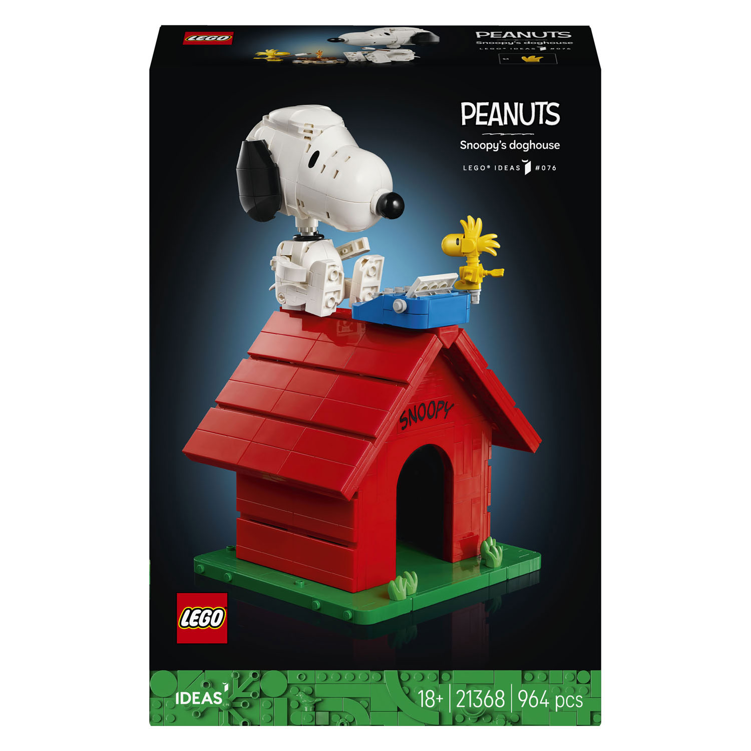 LEGO IDEAS 21368 Peanuts: Snoopy's hondenhok