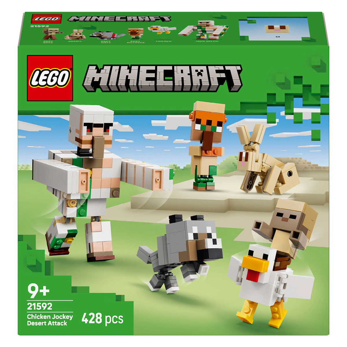 LEGO Minecraft 21592 Kipberijder Woestijnaanval