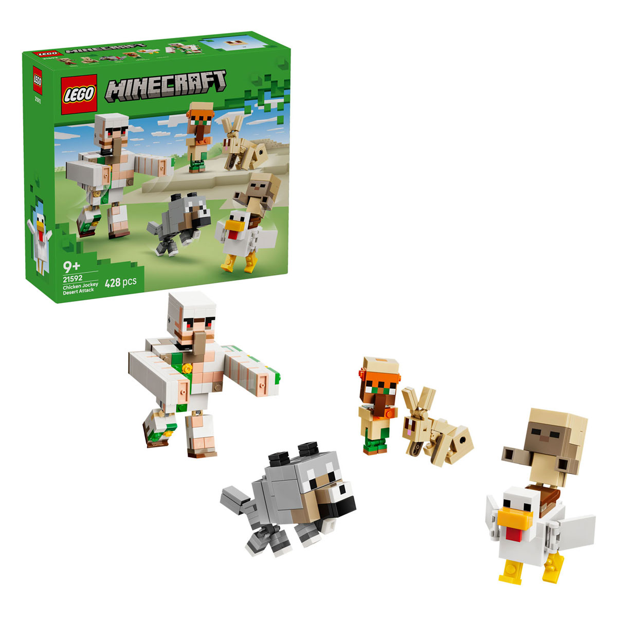 LEGO Minecraft 21592 Kipberijder Woestijnaanval
