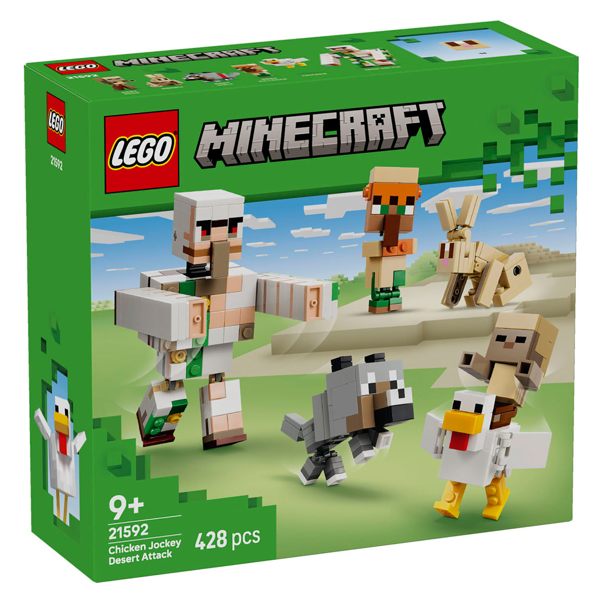 LEGO Minecraft 21592 Kipberijder Woestijnaanval