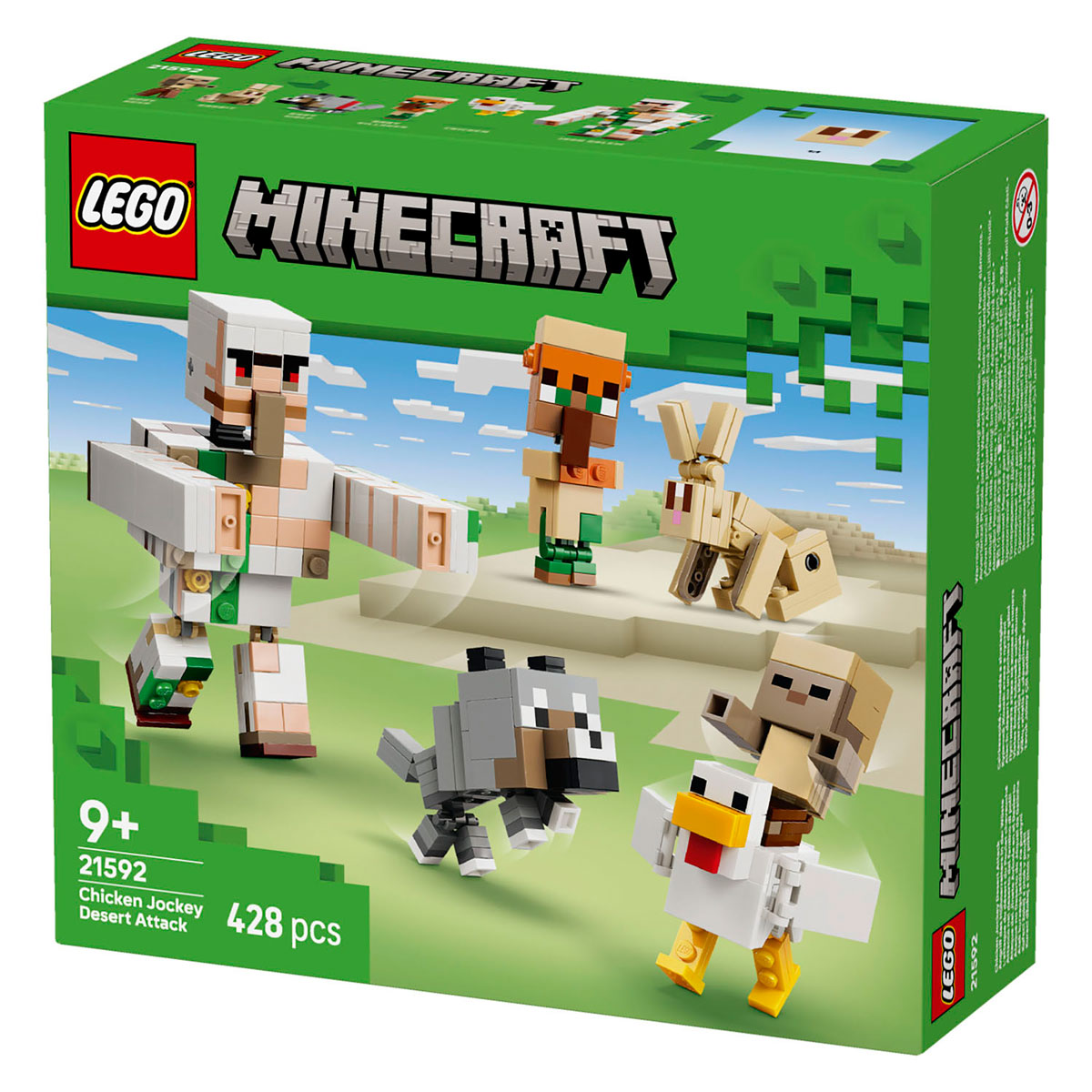 LEGO Minecraft 21592 Kipberijder Woestijnaanval
