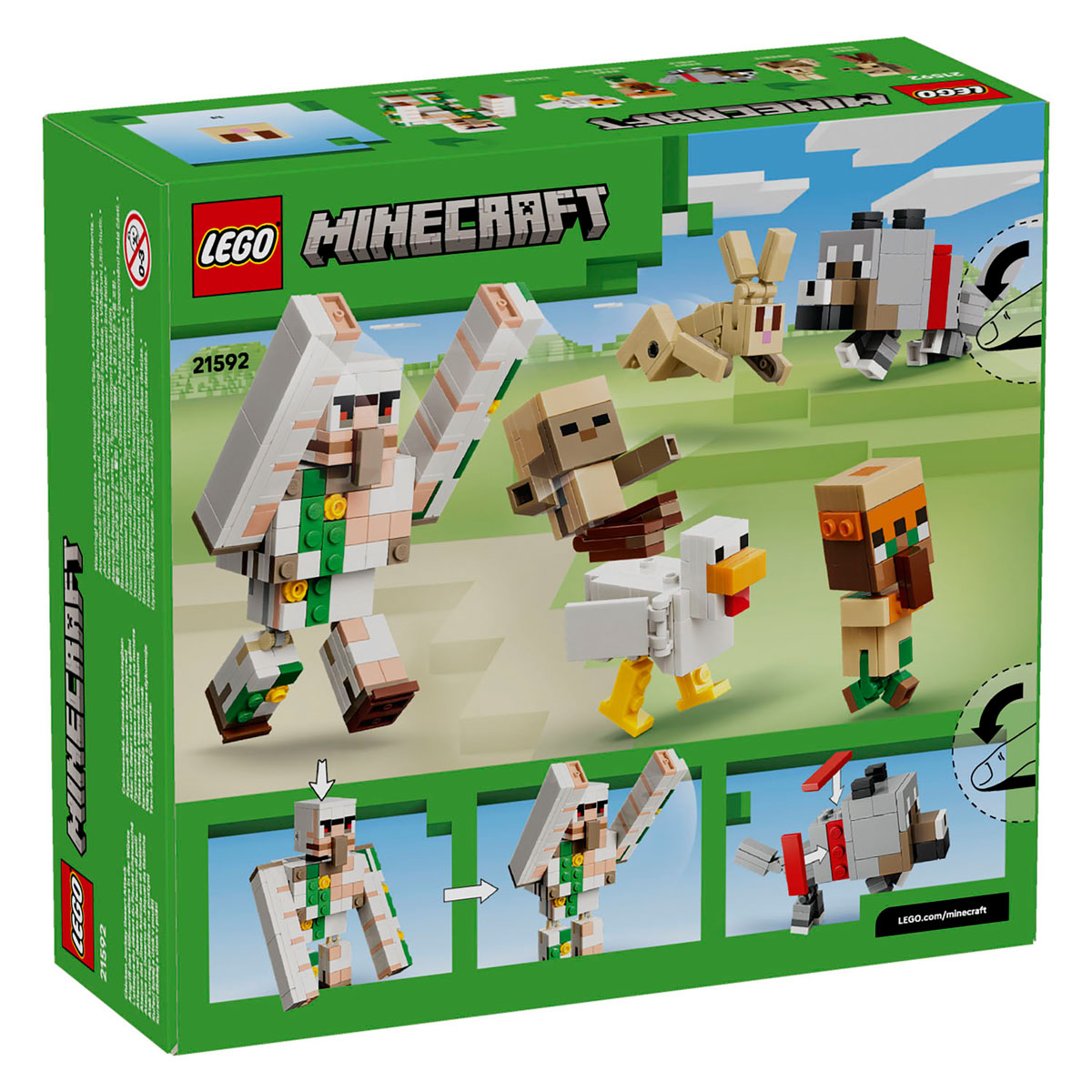 LEGO Minecraft 21592 Kipberijder Woestijnaanval
