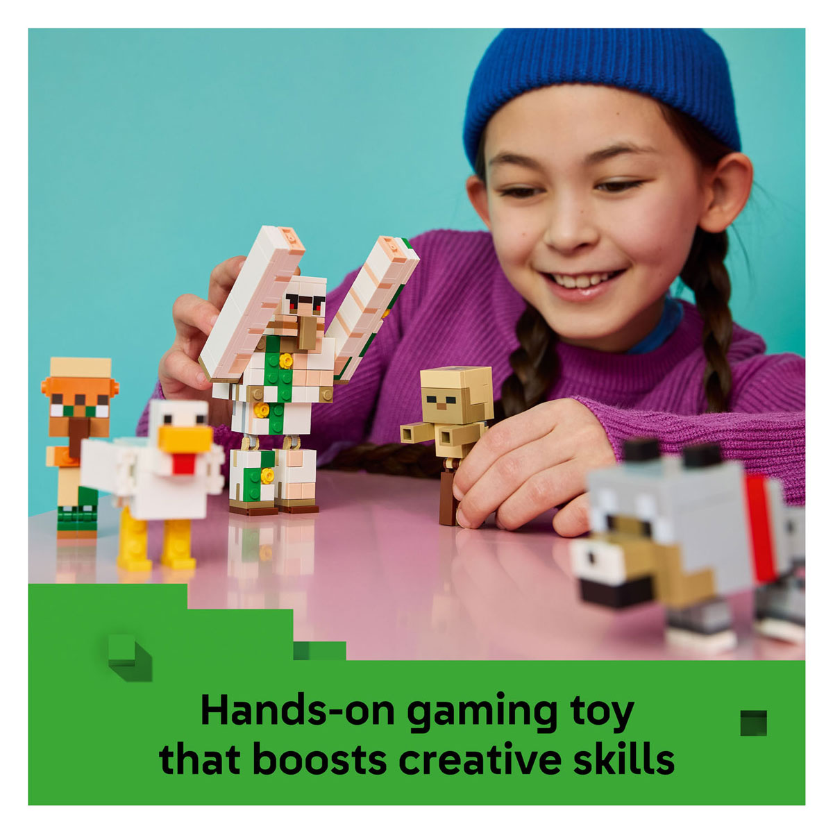 LEGO Minecraft 21592 Kipberijder Woestijnaanval