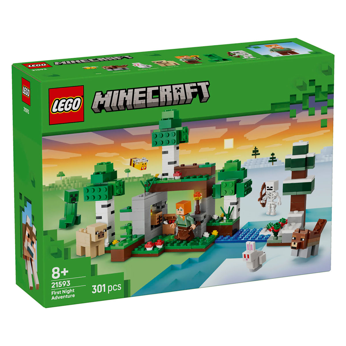 LEGO Minecraft 21593 Eerste Nacht-Avontuur