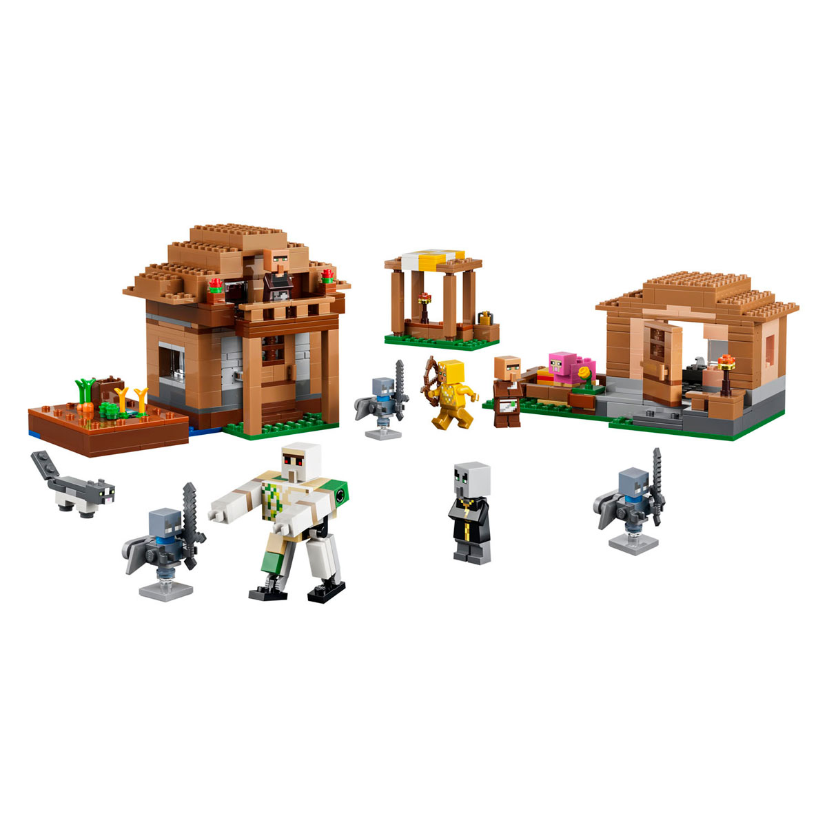 LEGO Minecraf 21596 Oproeper Dorpsaanval