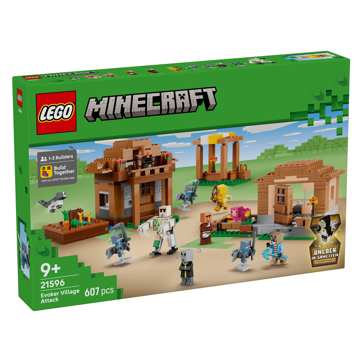 LEGO Minecraf 21596 Oproeper Dorpsaanval